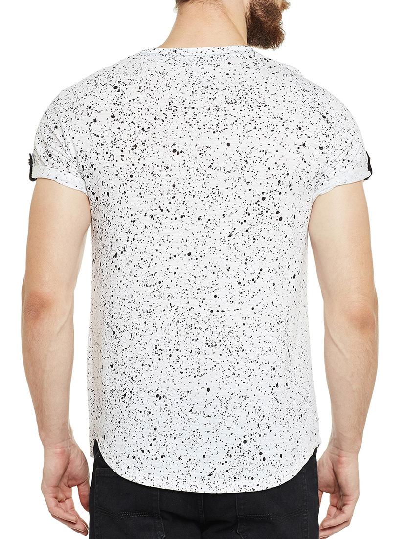 white cotton all over print tshirt - 14515507 - Zoom Image - 3