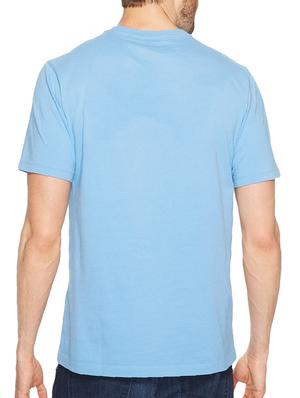 blue cotton chest print tshirt - 14515851 - Standard Image - 3