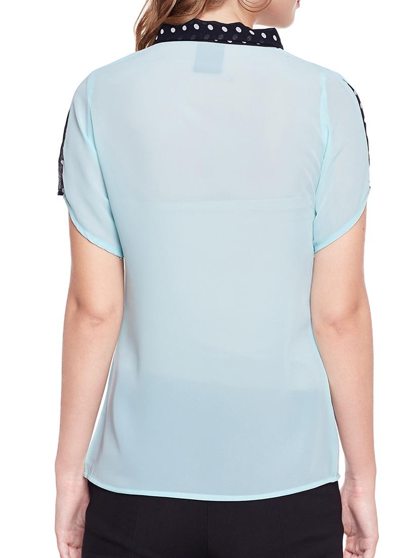 Blue solid top - 14516600 - Zoom Image - 3