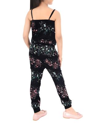 black cotton jumpsuit - 14518288 - Standard Image - 3