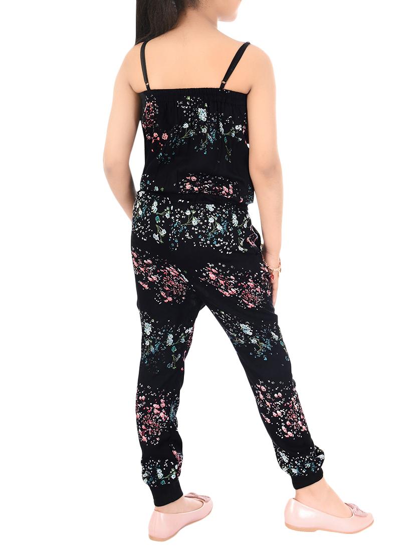 black cotton jumpsuit - 14518288 - Zoom Image - 3