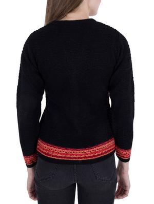 Multicolored woolen cardigan - 14519157 - Standard Image - 3