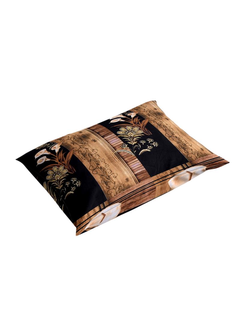 160 TC Premium 3D PolyCotton Double Bed Sheet with 2 Pillow Cover - 14520679 - Zoom Image - 3
