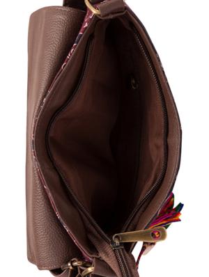 blue cotton ethnic sling bag - 14521320 - Standard Image - 3