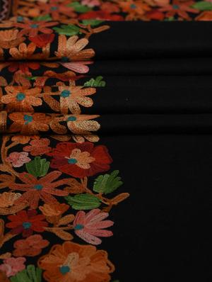 black woolen shawl - 14521600 - Standard Image - 3