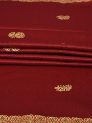 red woolen shawl - 14521616 - Standard Image - 3
