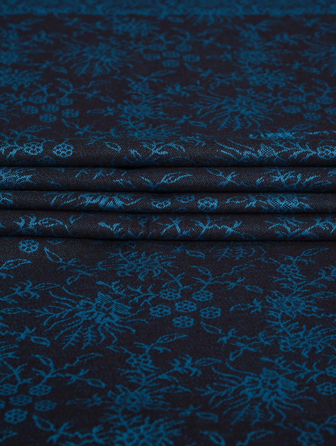 blue woolen shawl - 14521632 - Zoom Image - 3