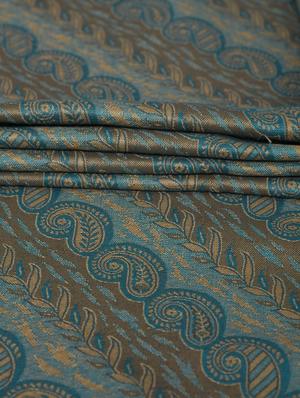 Blue woolen shawl - 14521637 - Standard Image - 3