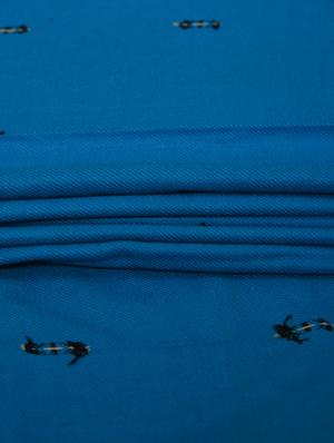 blue thread work shawl - 14521644 - Standard Image - 3