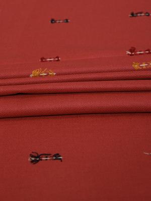 red thread work shawl - 14521645 - Standard Image - 3