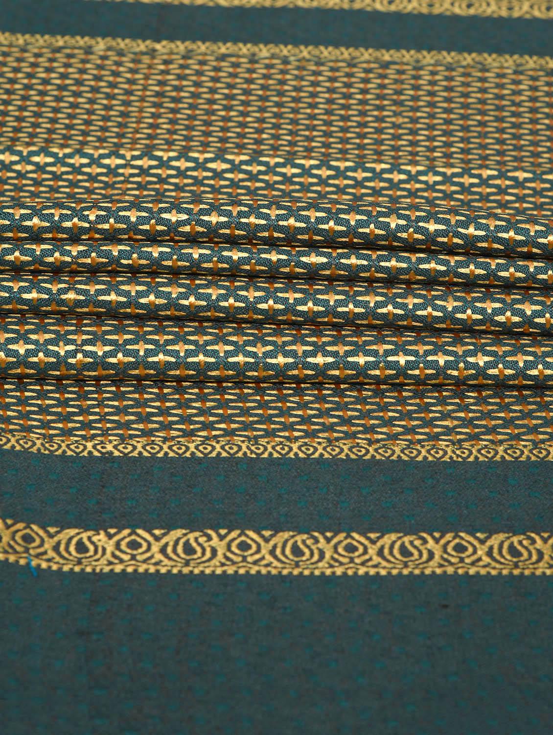 green wool blend shawl - 14521667 - Zoom Image - 3