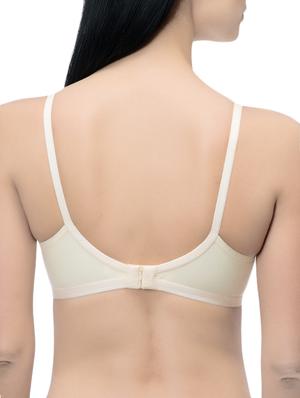 beige solid bra - 14521746 - Standard Image - 3