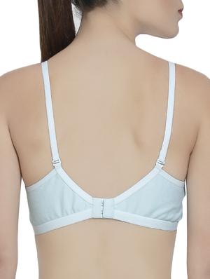 blue solid bra - 14521791 - Standard Image - 3