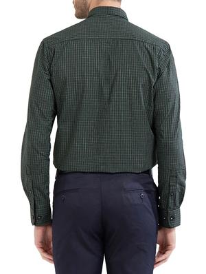 green cotton casual shirt - 14525726 - Standard Image - 3