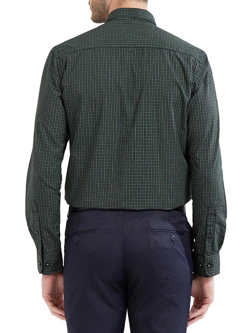 green cotton casual shirt - 14525726 - Zoom Image - 3