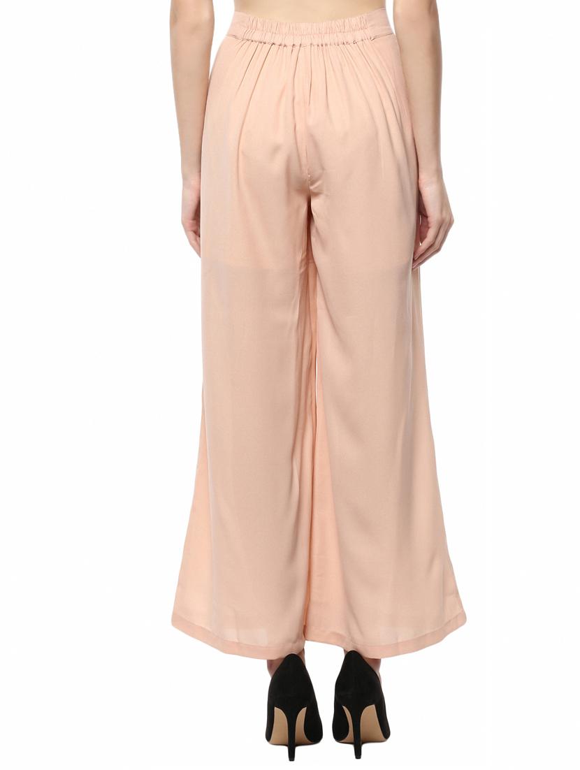pink solid palazzo - 14527279 - Zoom Image - 3