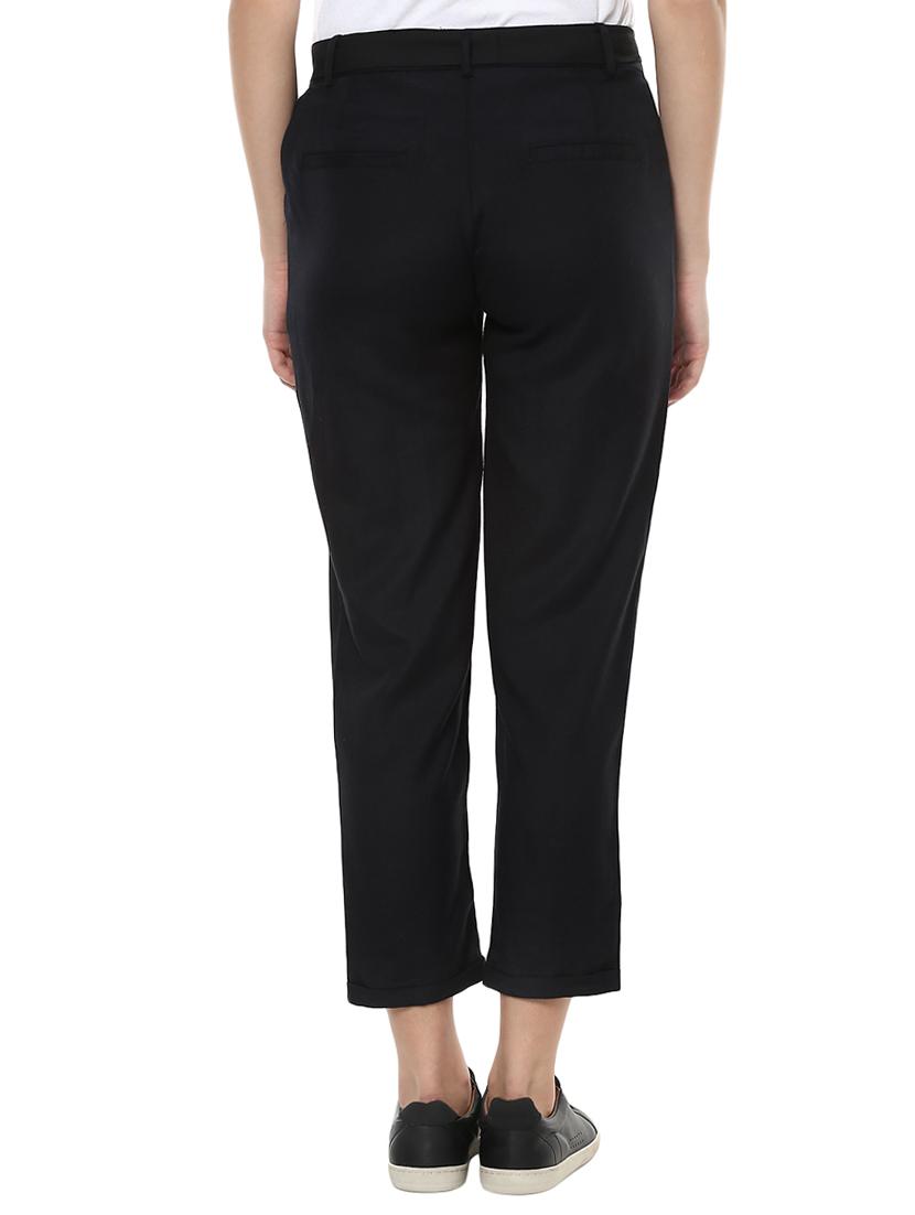 black flat front trouser - 14527281 - Zoom Image - 3