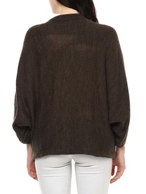 brown acrylic cardigan - 14527303 - Standard Image - 3