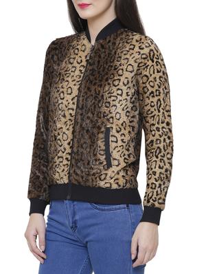 brown faux fur jacket - 14528492 - Standard Image - 3