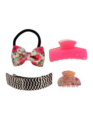 THE ETHNIC WEARS Plastic Hair Clip for Women - Set of 4 (HCC-0001) - 14528739 - Standard Image - 6