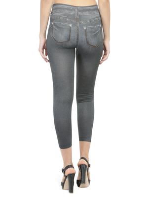 grey printed jegging - 14528936 - Standard Image - 3