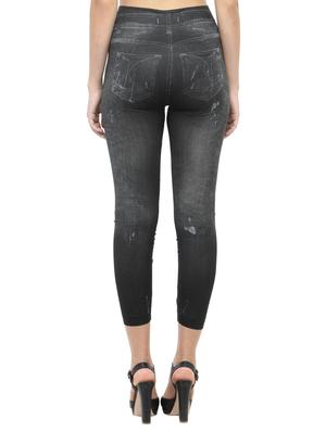 grey printed jegging - 14528938 - Standard Image - 3