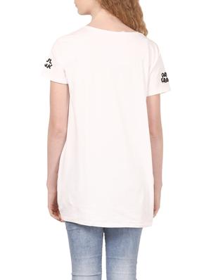 beige hosery casual tee - 14528972 - Standard Image - 3