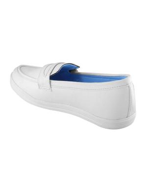 white leatherette casual slipon - 14529140 - Standard Image - 3