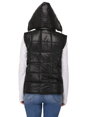 solid black gilet jacket - 14529186 - Standard Image - 3