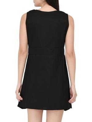 black rayon sheath dress - 14529324 - Standard Image - 3