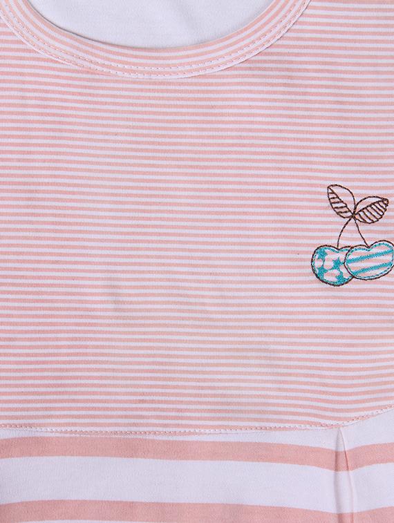 pink cotton romper - 14529811 - Zoom Image - 3