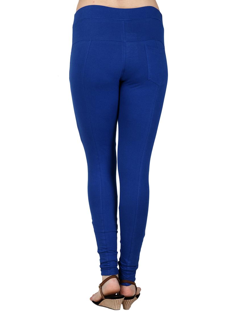 blue cotton jeggings - 14529898 - Zoom Image - 3