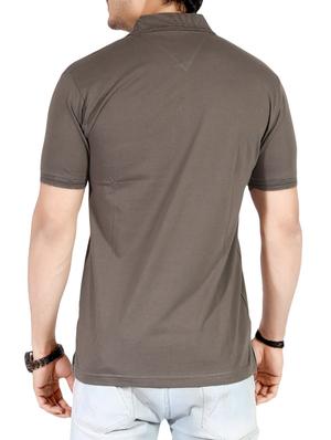 brown cotton pocket t-shirt - 14529926 - Standard Image - 3