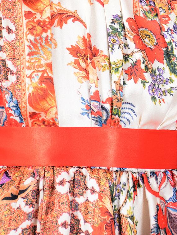 orange polyester frock - 14530302 - Zoom Image - 6