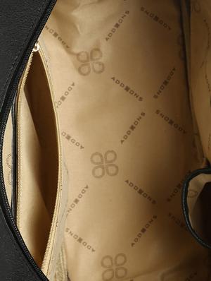 black leatherette handbag - 14530319 - Standard Image - 3