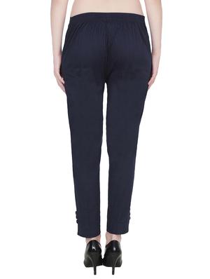 blue cotton trouser - 14531539 - Standard Image - 3