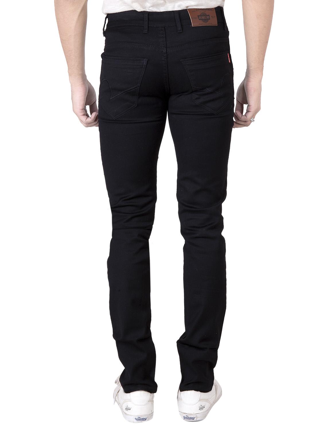 black denim plain jeans - 14531545 - Zoom Image - 3