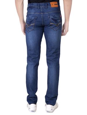 navy blue denim washed jeans - 14531556 - Standard Image - 3