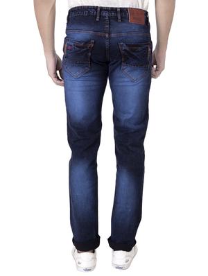 navy blue denim washed jeans - 14531571 - Standard Image - 3