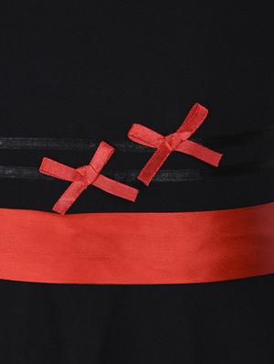 black polyester frock - 14531877 - Standard Image - 3
