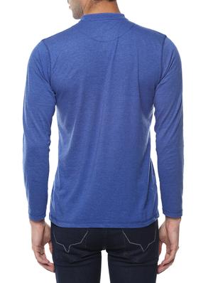 blue cotton t-shirt - 14531965 - Standard Image - 3