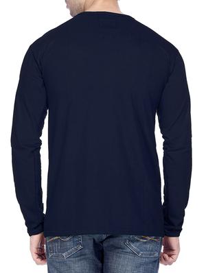 navy blue cotton t-shirt - 14533833 - Standard Image - 3