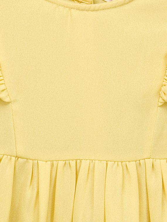yellow polyester frock - 14533988 - Zoom Image - 3