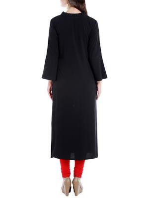 multi crepe straight kurta - 14535073 - Standard Image - 3