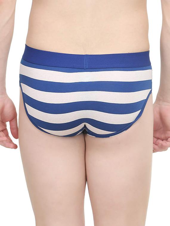 blue cotton brief - 14536207 - Zoom Image - 3