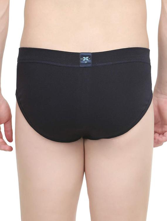 navy blue cotton brief - 14536242 - Zoom Image - 3