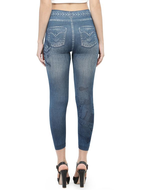 blue printed jegging - 14537994 - Zoom Image - 3