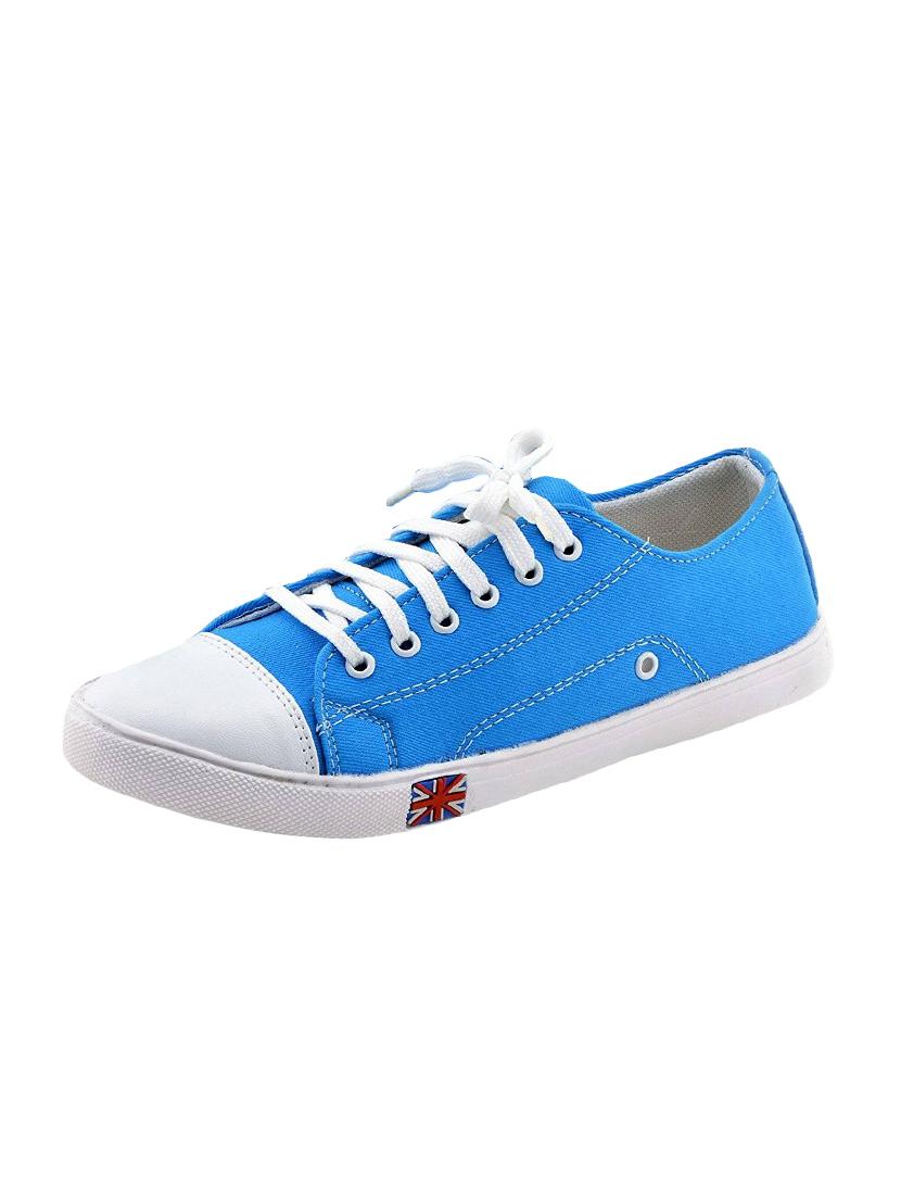 blue canvas lace up sneaker - 14541303 - Zoom Image - 3