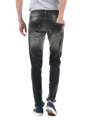 grey cotton washed jeans - 14542146 - Standard Image - 3