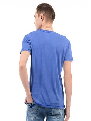blue cotton t-shirt - 14542283 - Standard Image - 3